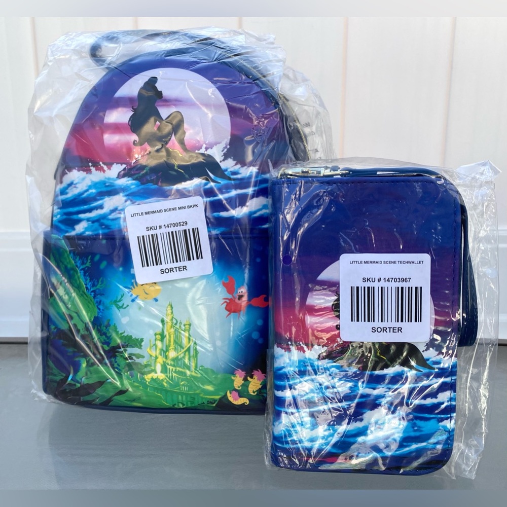 The Little Mermaid🧜🏻‍♀️Backpack Set - Picture 14 of 14